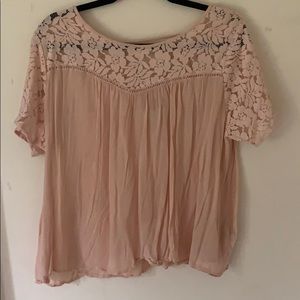 Forever 21 plus see-through blouse